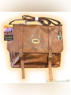 The Lord Of The Rings One Ring Leaves Messenger Bag